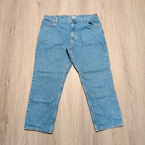 Carhartt‎ Relaxed Fit Mens 40x30 Medium Blue Denim Workwear Jeans